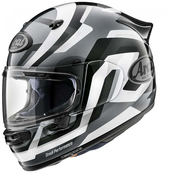 QUANTIC Snake White Vollvisierhelm