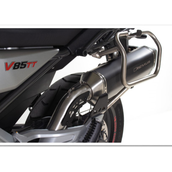 Slip On Black Hawk Moto Guzzi V85TT Race