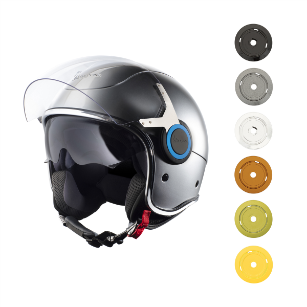 Abdeckungsset Visierschrauben bunt für Helm Vespa VJ