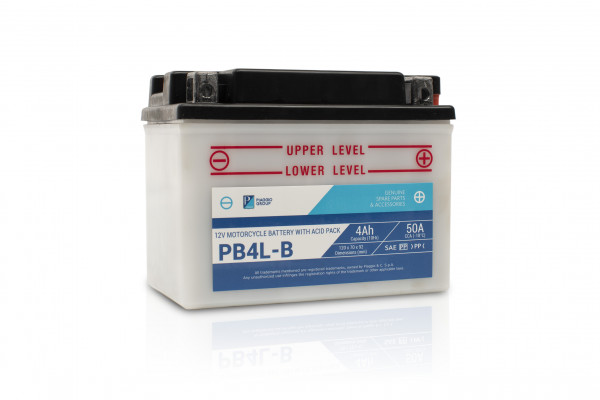 Batterie PB4L-B Piaggio mit beigepacktem Säurepack
